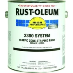 Rust-Oleum 1 Gal. High Performance Traffic Zone Striping & Curb Paint (Yellow) (2-Pack)