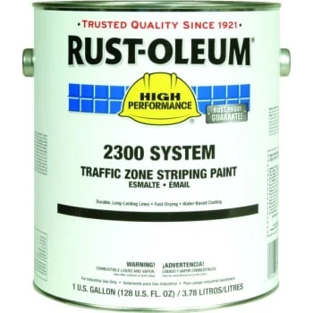 Rust-Oleum 1 Gal. High Performance Traffic Zone Striping & Curb Paint (Yellow) (2-Pack)