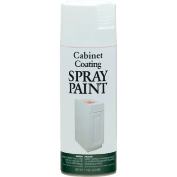 Rust-Oleum Enamel Cabinet Spray Paint, White, 12 Oz