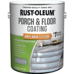Rust-Oleum 1 Gal Porch And Floor Coating Satin Dove Gray 2pk