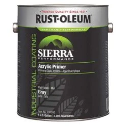 Rust-Oleum Primer With 180 To 545 Sq Ft./gal Coverage, Flat Gray, 1 Gal
