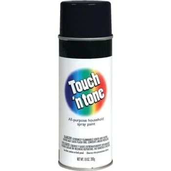 Rust-Oleum® Touch'n Tone® 10 Oz Multi-Purpose Spray Paint, Gloss Black Case Of 6