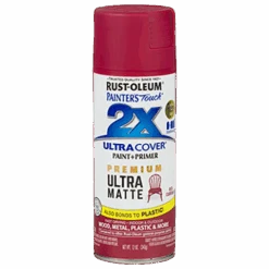 Rust-Oleum 12-Oz Matte Red Currant Painters Touch 2x Ultra Cover Spray Paint