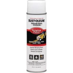 Rust-Oleum 18 Oz Flt White Inverted Striping Spray Paint