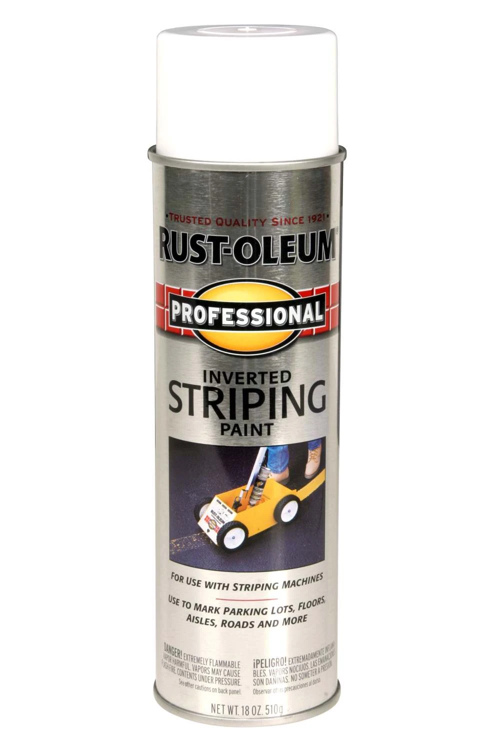 Rust-Oleum 18-Ounce White Striping Spray Paint