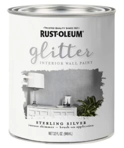 Rust-Oleum Speclt Qt Glitter Brush Silver