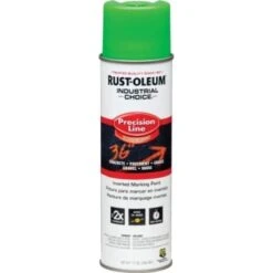 Rust-Oleum Inverted Marking Paint - Fluorescent Green, 17 Oz, Case Of 12