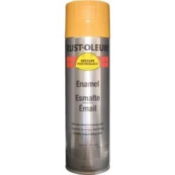 Rust-Oleum High Performance Enamel Gloss Spray Paint, 15 Oz, Yellow, Case Of 6