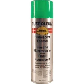 Rust-Oleum Performance Enamel Gloss Spray Paint, 15 Oz, Floures Green, Case Of 6