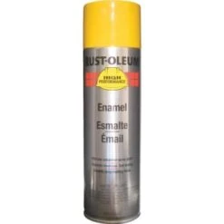 Rust-Oleum Perform Enamel Gloss Spray Paint, 15 Oz, J Deere Yellow, Case Of 6