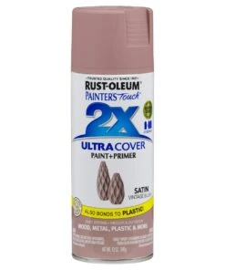 Rust-Oleum 12-Ounce Satin Vintage Blush 2x Ultra Cover Paint+Primer Spray Paint
