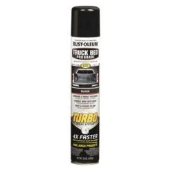 Rust-Oleum Truck Bed Coating, Black, 24 Oz. Container Size, 15 Sq Ft. Coverage, Textured