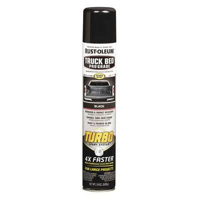 Rust-Oleum Truck Bed Coating, Black, 24 Oz. Container Size, 15 Sq Ft. Coverage, Textured