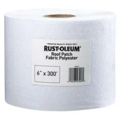 Rust-Oleum Roof Repair Fabric: Roof Repair Fabrics, Polyester, White