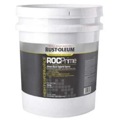 Rust-Oleum Primer: Gray, 5 Gal Size, 225 To 380 Sq Ft./gal Coverage, Epoxy Resin, Water Base