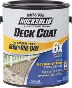 Rust-Oleum 1-Gallon Rock Solid 6x Deck Coat Resurfacer