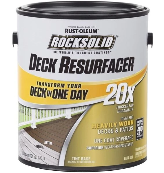 Rust-Oleum 1-Gallon Rock Solid 20x Deck Resurfacer