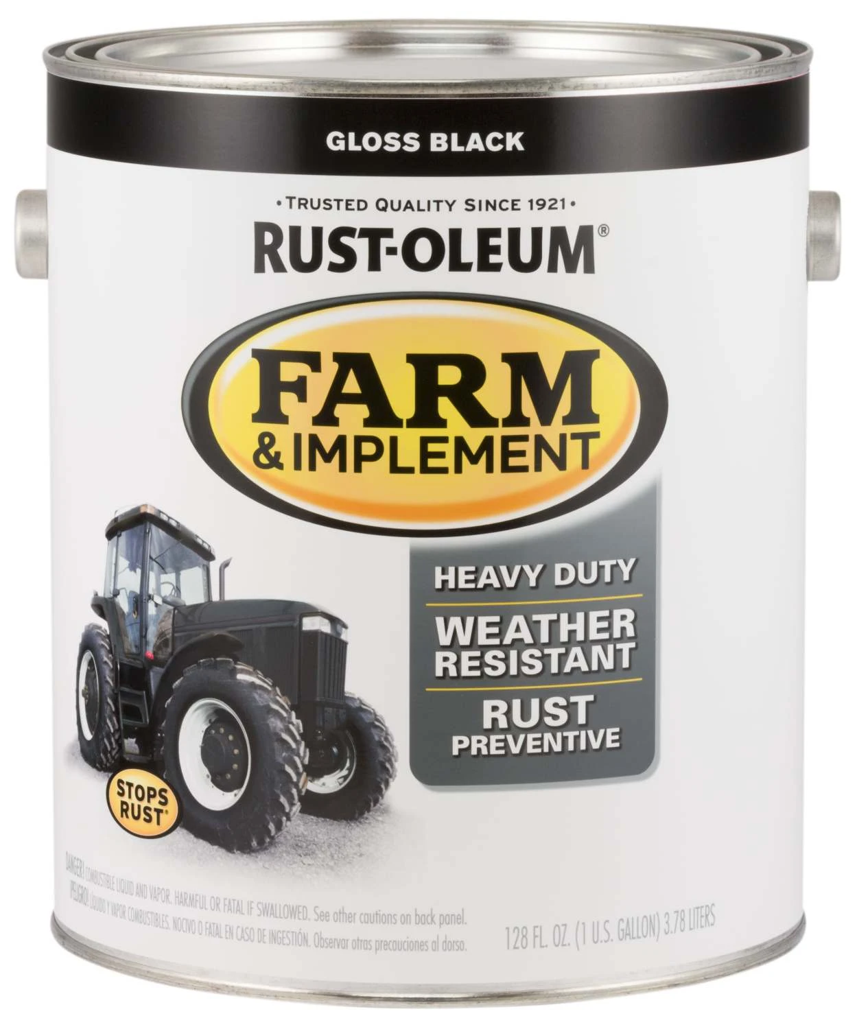 Rust-Oleum 1-Gallon Gloss Black Brush-On Paint