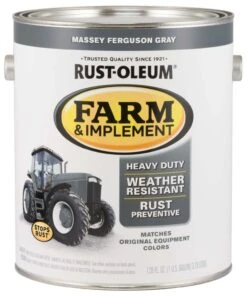 Rust-Oleum 1-Gallon Gloss Massey Ferguson Gray Brush-On Paint