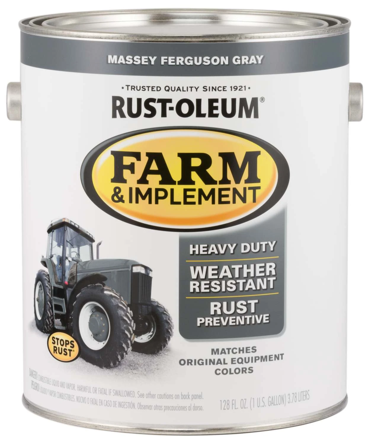 Rust-Oleum 1-Gallon Gloss Massey Ferguson Gray Brush-On Paint