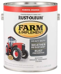 Rust-Oleum 1-Gallon Gloss Kubota Orange Brush-On Paint