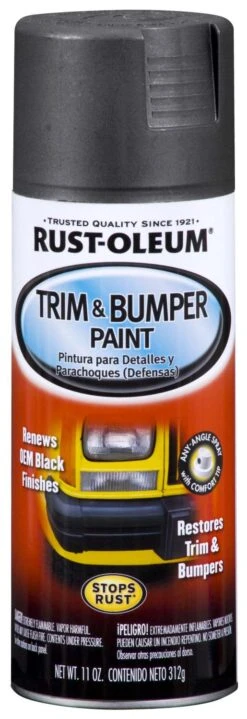 Rust-Oleum 11-Ounce Black Trim And Bumper Spray Paint