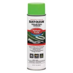 Rust-Oleum Athletic Field Striping Paint: Inverted Paint Dispensing, Fluorescent Green, 20 Oz.