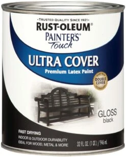 Rust-Oleum 1-Quart Gloss Black Brush-On Paint
