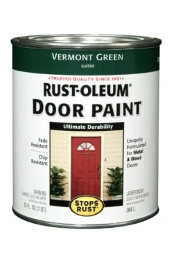Rust-Oleum 1-Quart Satin Vermont Green Brush-On Door Paint