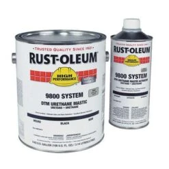 Rust-Oleum Urethane Activator And Finish Kit: Urethane Mastic, Base/Activator, Solvent, 9800