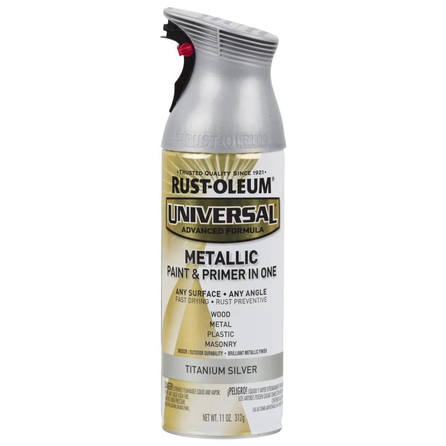 Rust-Oleum 11-Ounce Titanium Silver Hammered Spray Paint