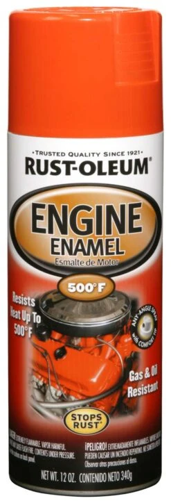 Rust-Oleum 12-Ounce Chevy Orange Engine Enamel Spray Paint