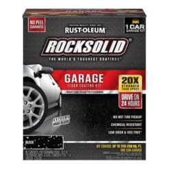 Rust-Oleum Rocksolid 76 Oz Black 1 Car Garage Floor Coating Kit