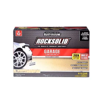 Rust-Oleum Rocksolid 152 Oz Tan 2.5 Car Polycuramine Garage Floor Kit