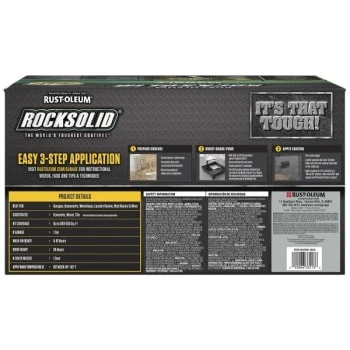 Rust-Oleum 76 Oz Marble Stone Obsidian Garage Floor Kit - Image 2