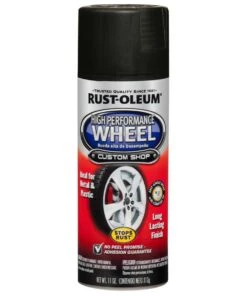 Rust-Oleum 11-Ounce Flat Black High Performance Wheel Spray Paint