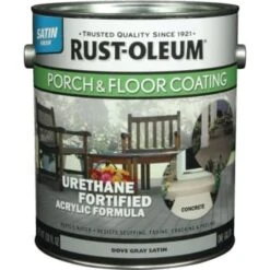 Rust-Oleum 1 Gal Porch And Floor Coating Dove Gray