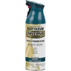 Rust-Oleum Deep Turquoise All Surface Gloss Paint And Primer, Package Of 6