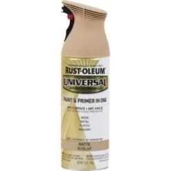 Rust-Oleum Burlap All Surface Matte Spray Paint And Primer, Package Of 6