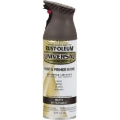 Rust-Oleum Bittersweet All Surface Matte Spray Paint And Primer, Package Of 6