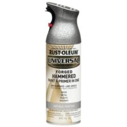 Rust-Oleum Antique Pewter Hammered Metal Spray Paint And Primer, Package Of 6