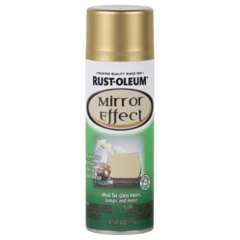 Rust-Oleum 6 Oz Gold Mirror Finish Spray Paint, Package Of 6