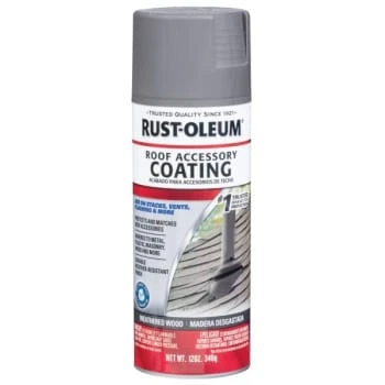 Rust-Oleum 12 Oz Weathered Wood Roof Accessory Coating, Package Of 6