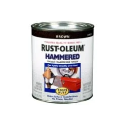 Rust-Oleum Protective Paint Stops Rust Hammered Brown 1 Qt Brown