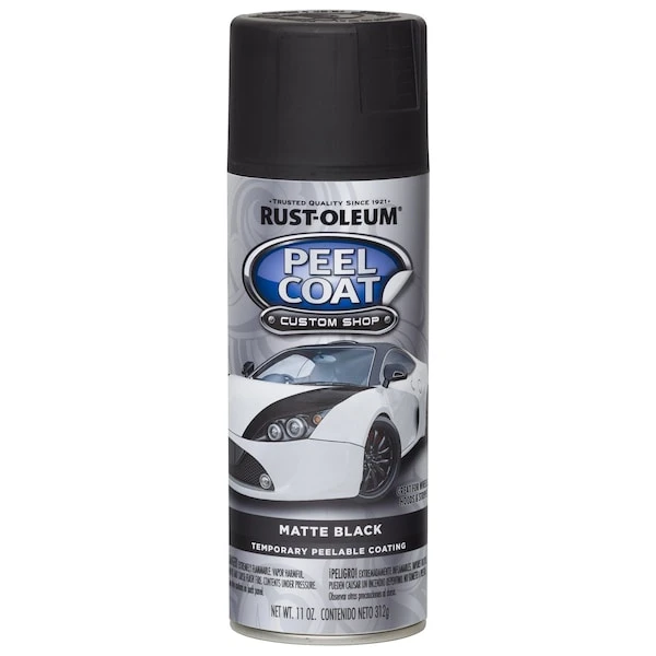 Rust-Oleum Peel Coat Flat/Matte Black Rubber Coating 11 Oz