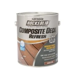 Rust-Oleum RockSolid Cedar Water-Based Deck Refresh 1 Gal