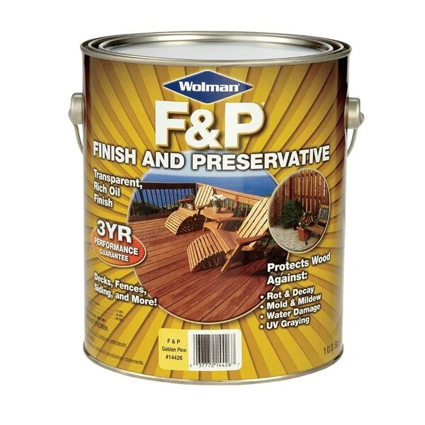 Rust-Oleum Wolman FP Satin Golden Pine OilBased Wood Finish 1 Gal
