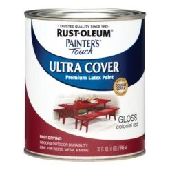 Rust-Oleum Gloss, Red, 1 Gal