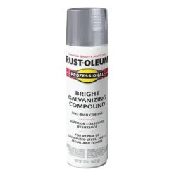 Rust-Oleum Spray, Galvanized, Bright Gray