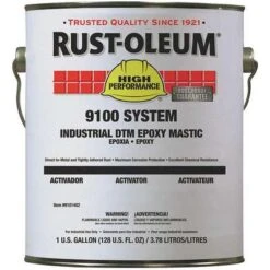 Rust-Oleum Fast Cure Epoxy Coating Activator: Polyamide/Modified Amine Converted Epoxy, 9100, Clear